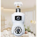 4kwirelesswifiduallenssecuritycamerawith3mplensbulbcamera360degreerotation3jpg Shopwido Pakistan