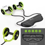 abwheelsrollerabdominalmuscleresistancepullropetrainerwaistexercisemultifunctionalhomeworkoutfitnessequipmentrandomcolor 5 Shopwido Pakistan