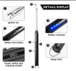 arclighterwithusbchargingflamelesswindproofledbatterydisplaysafetyswitchrotate360degreesforaromatherapyrandomcolors4 6 Shopwido Pakistan