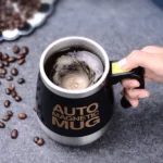 automagneticmug400mlcoffeemilkmixcups304stainlesssteelbatteryoperatedrandomcolor3 1 Shopwido Pakistan