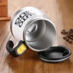 automagneticmug400mlcoffeemilkmixcups304stainlesssteelbatteryoperatedrandomcolor3 3 Shopwido Pakistan