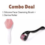 combodeal1siliconefacecleansingbrush1dermaroller1jpg Shopwido Pakistan