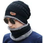 coralfleecescarfhatswinterbeaniessoftformensandwomens 3 Shopwido Pakistan
