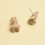 cuterabbitearringskoreanstylecartoonplushrabbitbowearringsforwomengirls1pairrandomcolor 10 Shopwido Pakistan