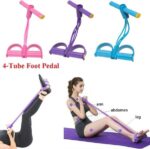 footpedalresistancebandelasticsituppullropeyogafitnessgymelasticpullropestummytrimmerrandomcolors16 2 Shopwido Pakistan