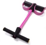 footpedalresistancebandelasticsituppullropeyogafitnessgymelasticpullropestummytrimmerrandomcolors16 4 Shopwido Pakistan