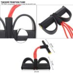 footpedalresistancebandelasticsituppullropeyogafitnessgymelasticpullropestummytrimmerrandomcolors16 6 Shopwido Pakistan
