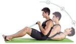 footpedalresistancebandelasticsituppullropeyogafitnessgymelasticpullropestummytrimmerrandomcolors16 7 Shopwido Pakistan