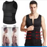 seamlessmenbodyshapervestwaisttrainerdoublebeltsweatcorsettopfitnessburnabdomenslimmingshapewearcorrectposture 1 Shopwido Pakistan